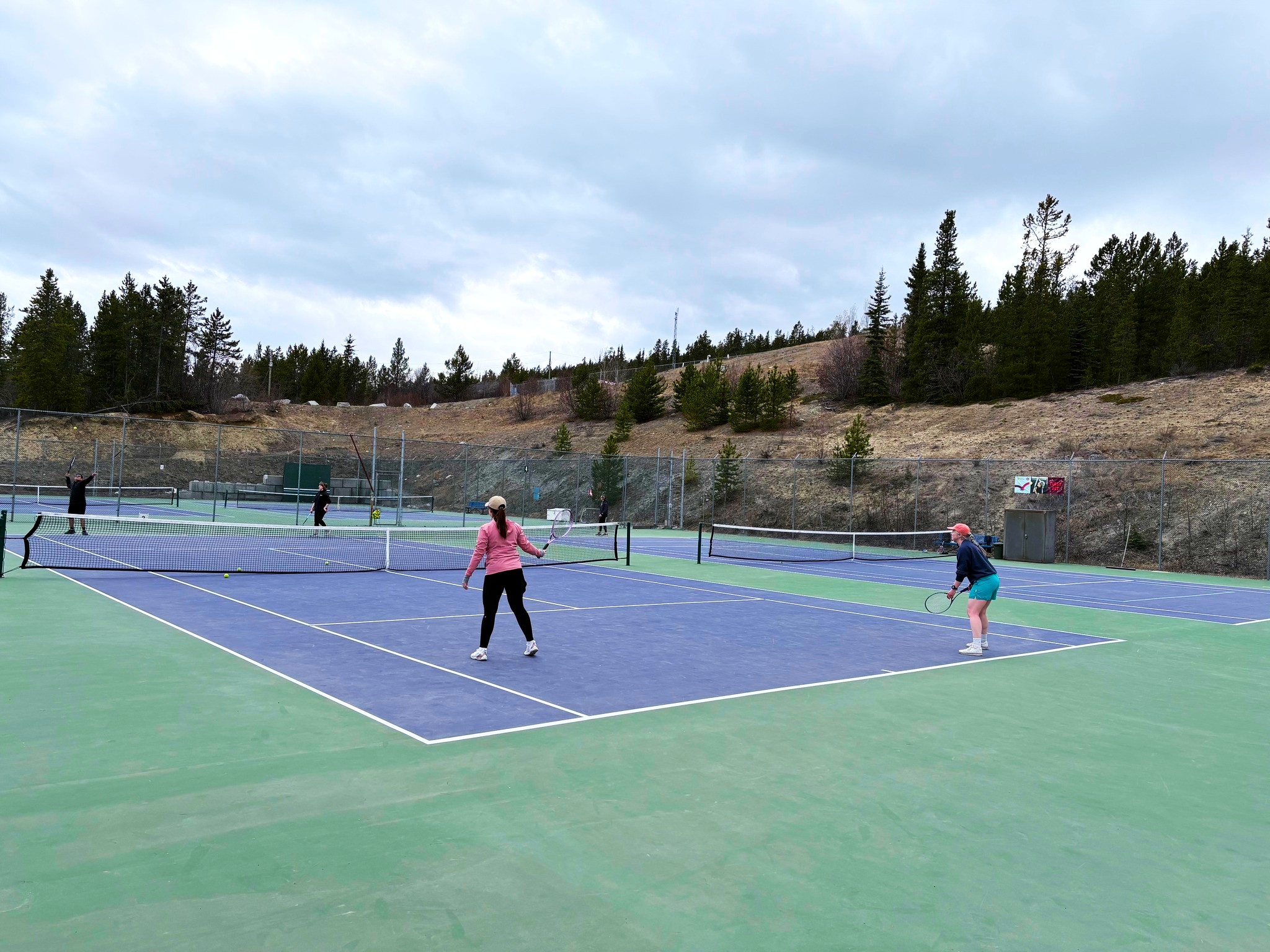 tennis in the Yukon. Whitehorse Tennis Courts, Mt. Mac Tennis courts whitehorse